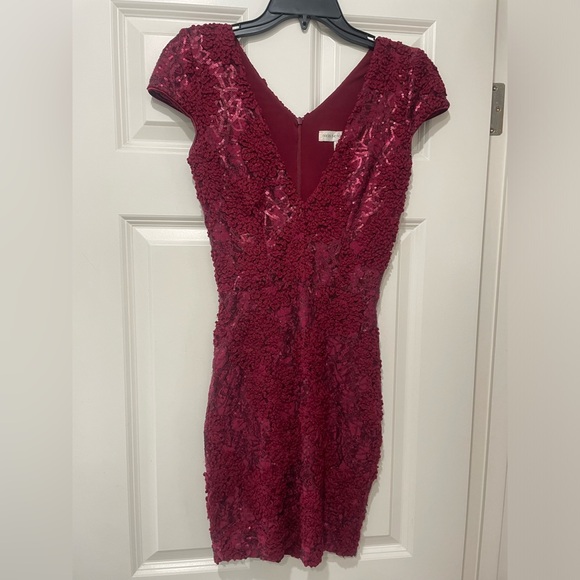 Dress the Population Red Mini Dresss - Picture 2 of 3